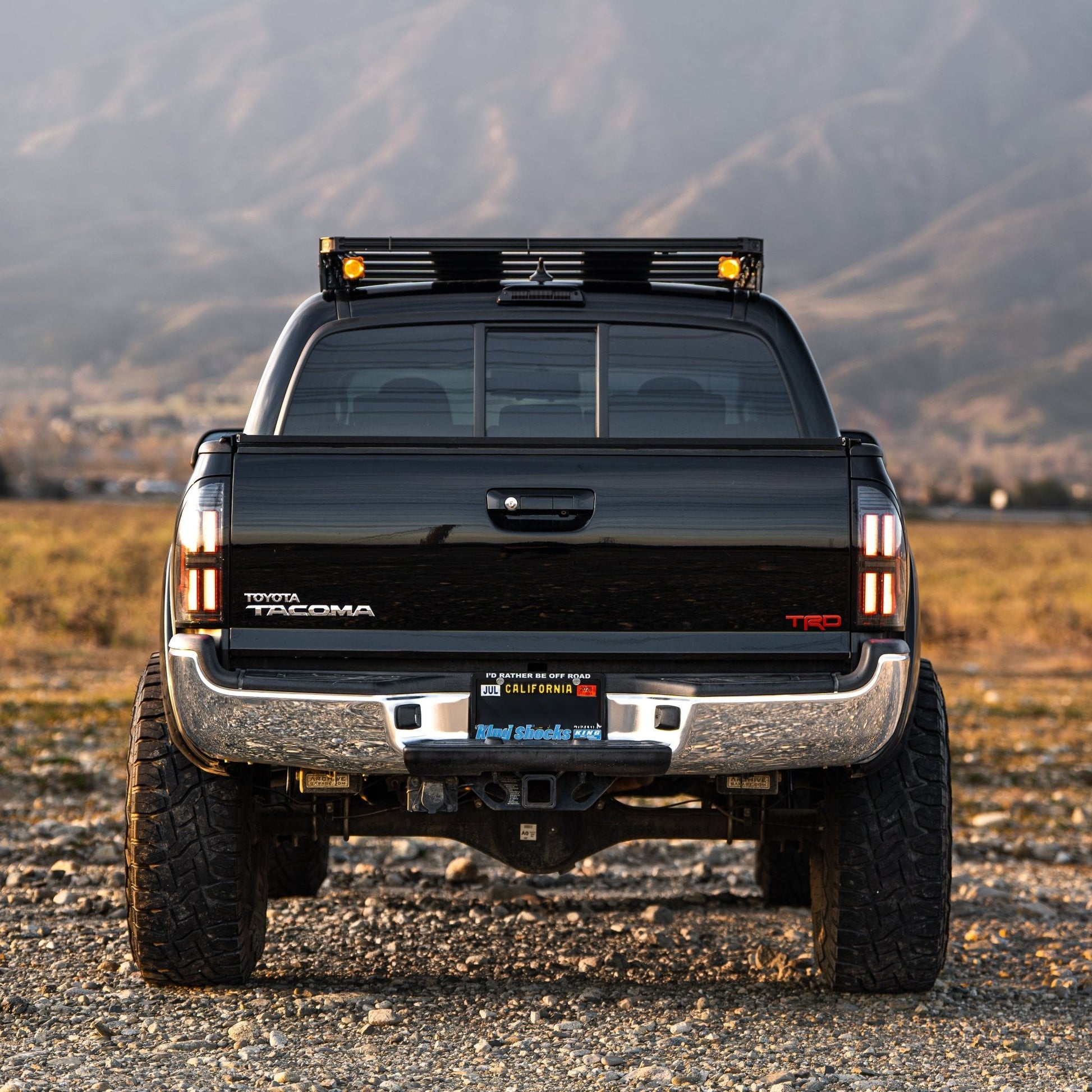 AlphaRex 680062 05-15 Toyota Tacoma NOVA Prismatic LED Tail Lights - Alpha-Black