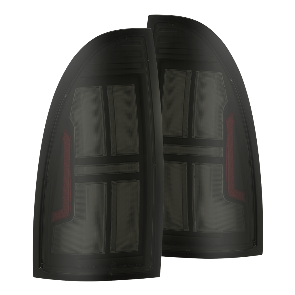 AlphaRex 680062 05-15 Toyota Tacoma NOVA Prismatic LED Tail Lights - Alpha-Black