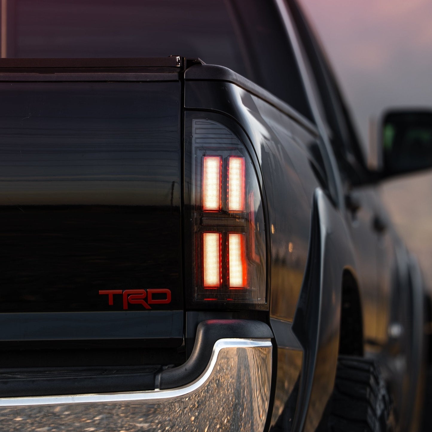 AlphaRex 680062 05-15 Toyota Tacoma NOVA Prismatic LED Tail Lights - Alpha-Black