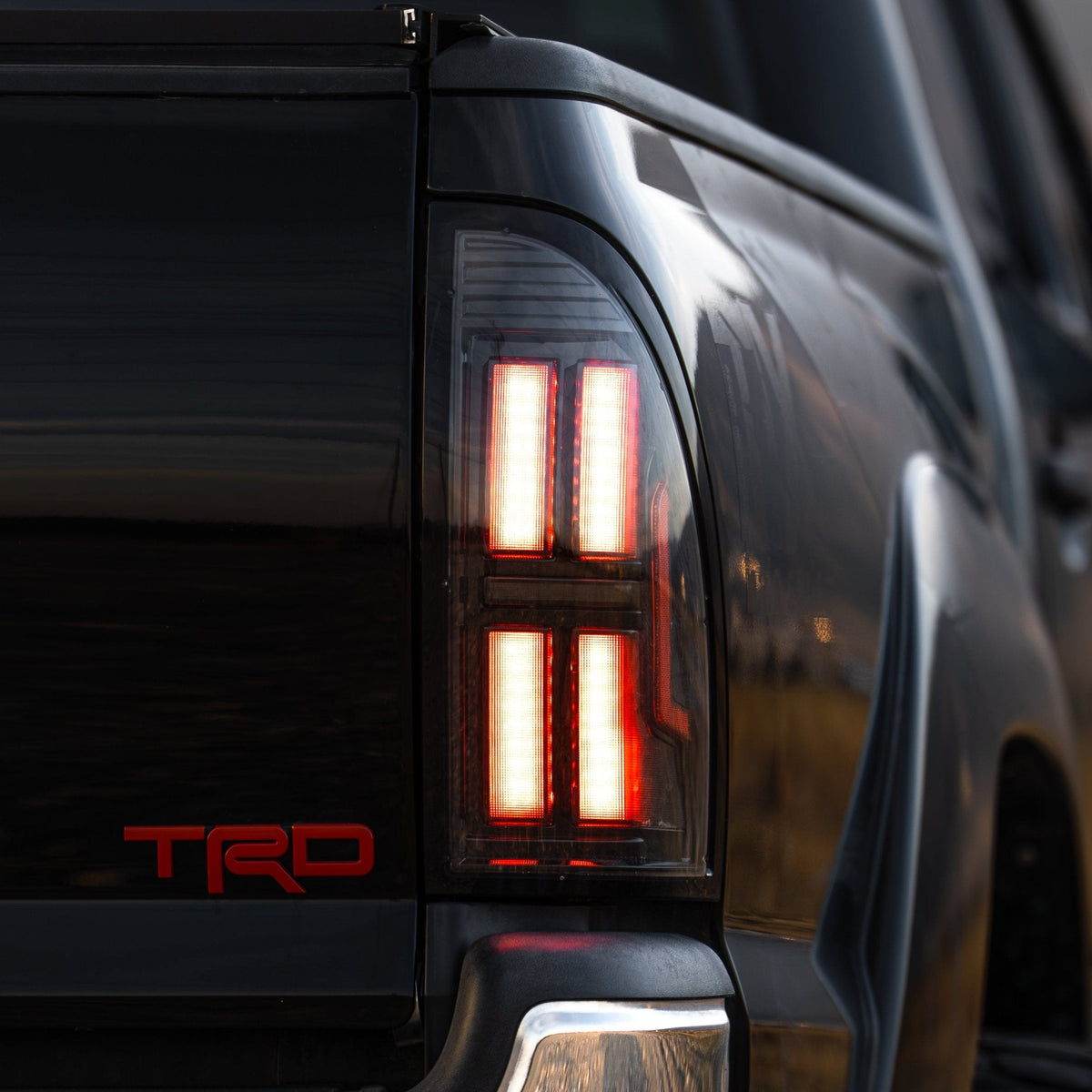 AlphaRex 680062 05-15 Toyota Tacoma NOVA Prismatic LED Tail Lights - Alpha-Black