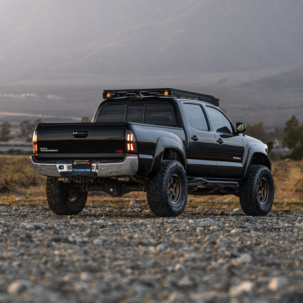 AlphaRex 680062 05-15 Toyota Tacoma NOVA Prismatic LED Tail Lights - Alpha-Black