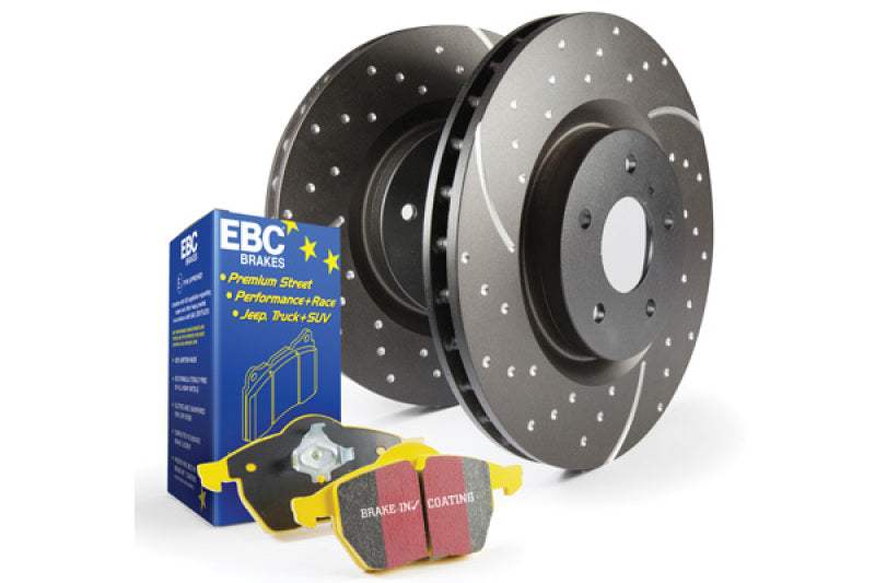EBC S5 Rear Brake Kit Yellowstuff Pads GD Sport Rotors S5KR1421