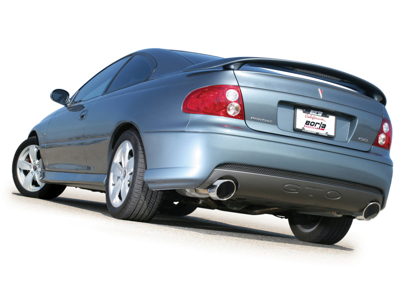 Borla 140165 05-06 Pontiac GTO Coupe 2dr 6.0L 8cyl AT/MT 4spd/6spd RWD SS Catback Exhaust w/ inXin Pipe - #140165