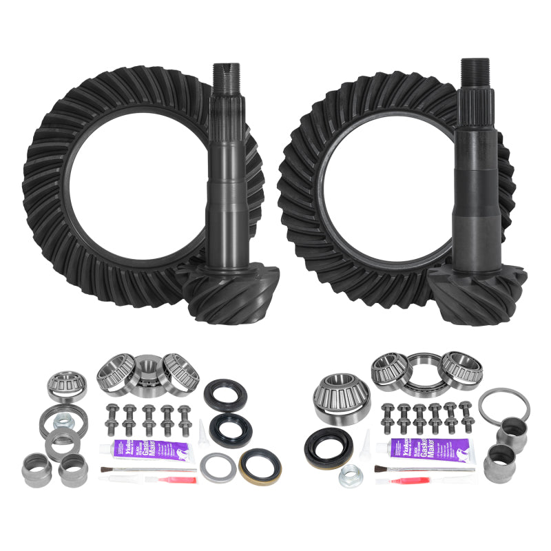Yukon Gear & Axle YGKT008-488LOC-3 Ring & Pinion Gear Kit Front & Rear for Toyota 8.2/8IFS Diff (with Factory Locker) 4.88 Ratio