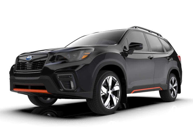 Rally Armor UR Mud Flaps - 2019-2021 Subaru Forester - Black/Red Logo - #MF52-UR-BLK/RD