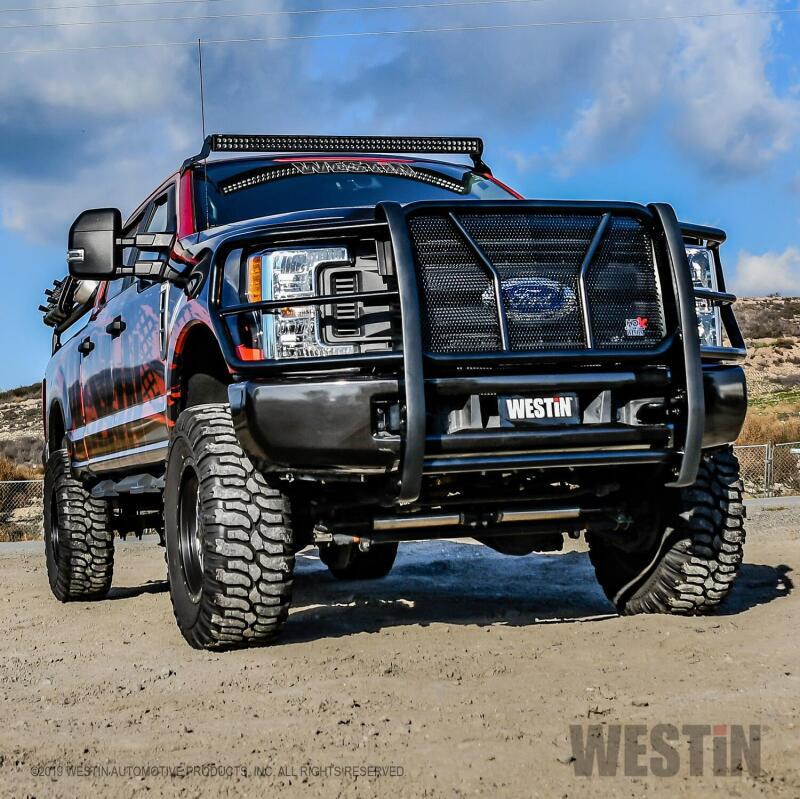 Westin 57-23905 HDX Modular Grille Guard for 2017-2022 Ford F-250/350 Black
