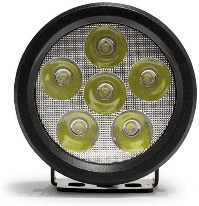 DV8 Offroad 3.5in Round 16W Driving Light Spot 3W LED - Black - #R3.5E16W3W