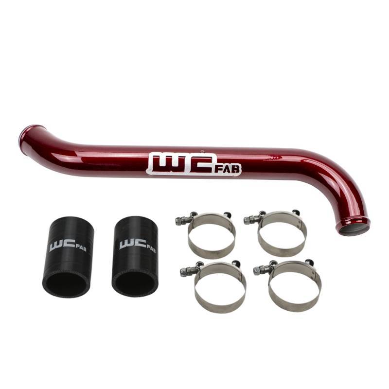 Wehrli Custom Fabrication WCF100696-GW Upper Coolant Pipe Gloss White for 2011-2016 Chevrolet Silverado / GMC Sierra 2500 HD / 3500 HD 6.6L LML Duramax