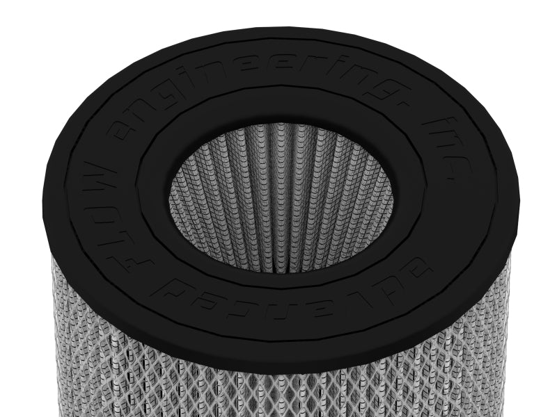 aFe MagnumFLOW Air Filter Pro DRY S 6in Flange x 8 1/8in Base/Top (INV) x 9in H - #21-91059