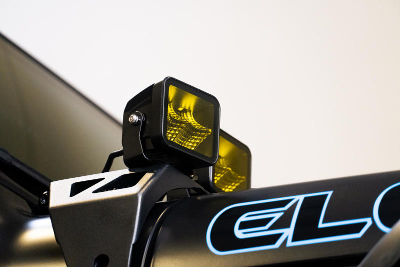 DV8 Offroad 3in Elite Series LED Amber Pod Light - #BE3EW40W-A