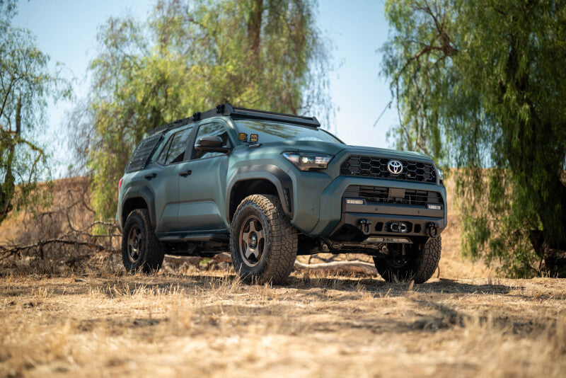 DV8 Offroad 2025 Toyota 4Runner Front Bumper w/ Centric Winch - #FBTF3-03