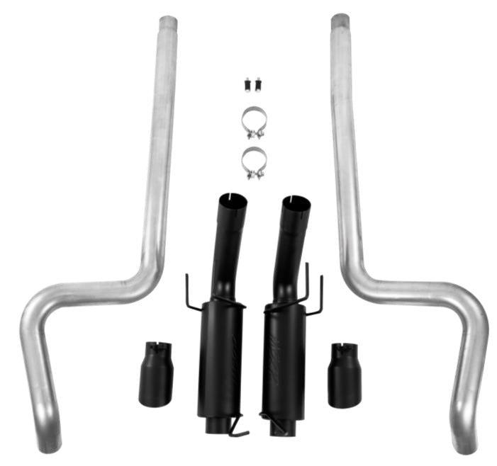 MBRP Ford Mustang GT 5.0L 3in Cat Back Race Version 4in Tips - Black