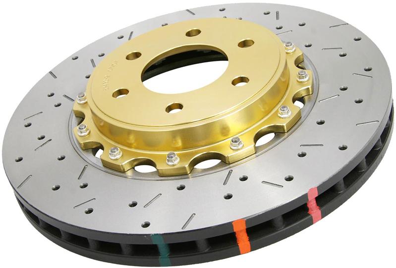 DBA 97-12 Chevrolet Corvette 5000 Series Slotted Front Rotor (Black Hat)