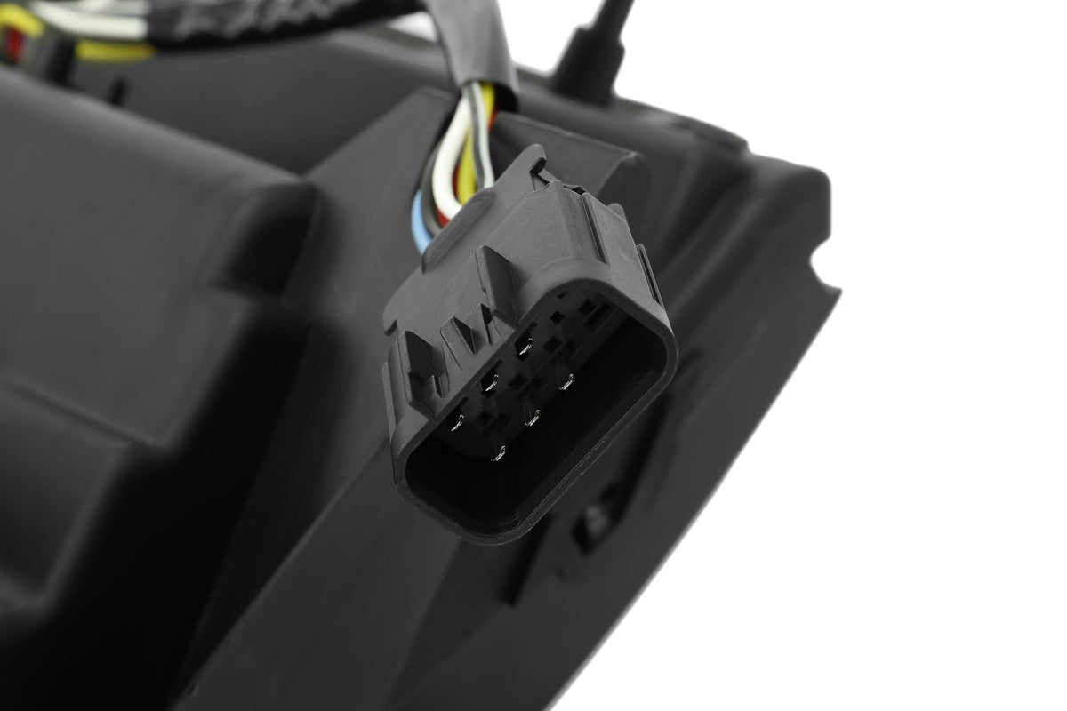 AlphaRex 880209 07-13 Chevrolet 1500 HD NOVA LED Projector Headlights Plank Style Matte Black with Activation Light/Sequential Signal