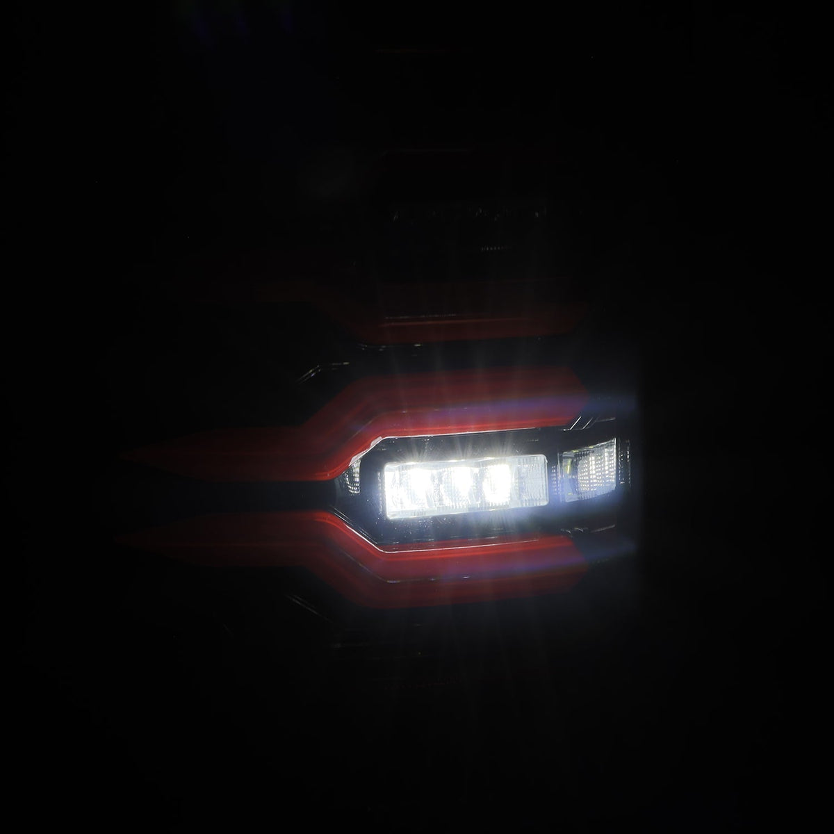 AlphaRex 630080 07-13 GMC Sierra 1500/07-14 2500/3500 HD (No Classic/Dually) Luxx-Series LED Tail Lghts Black Red