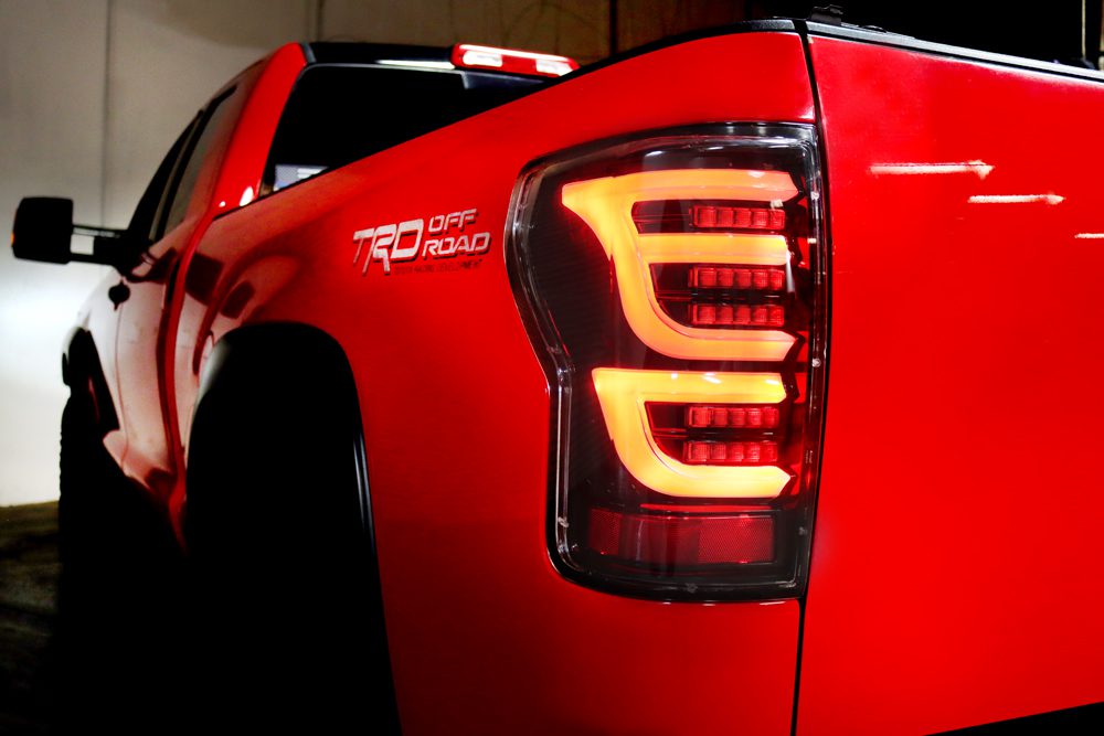 AlphaRex 670030 07-13 Toyota Tundra LUXX-Series LED Tail Lights Black