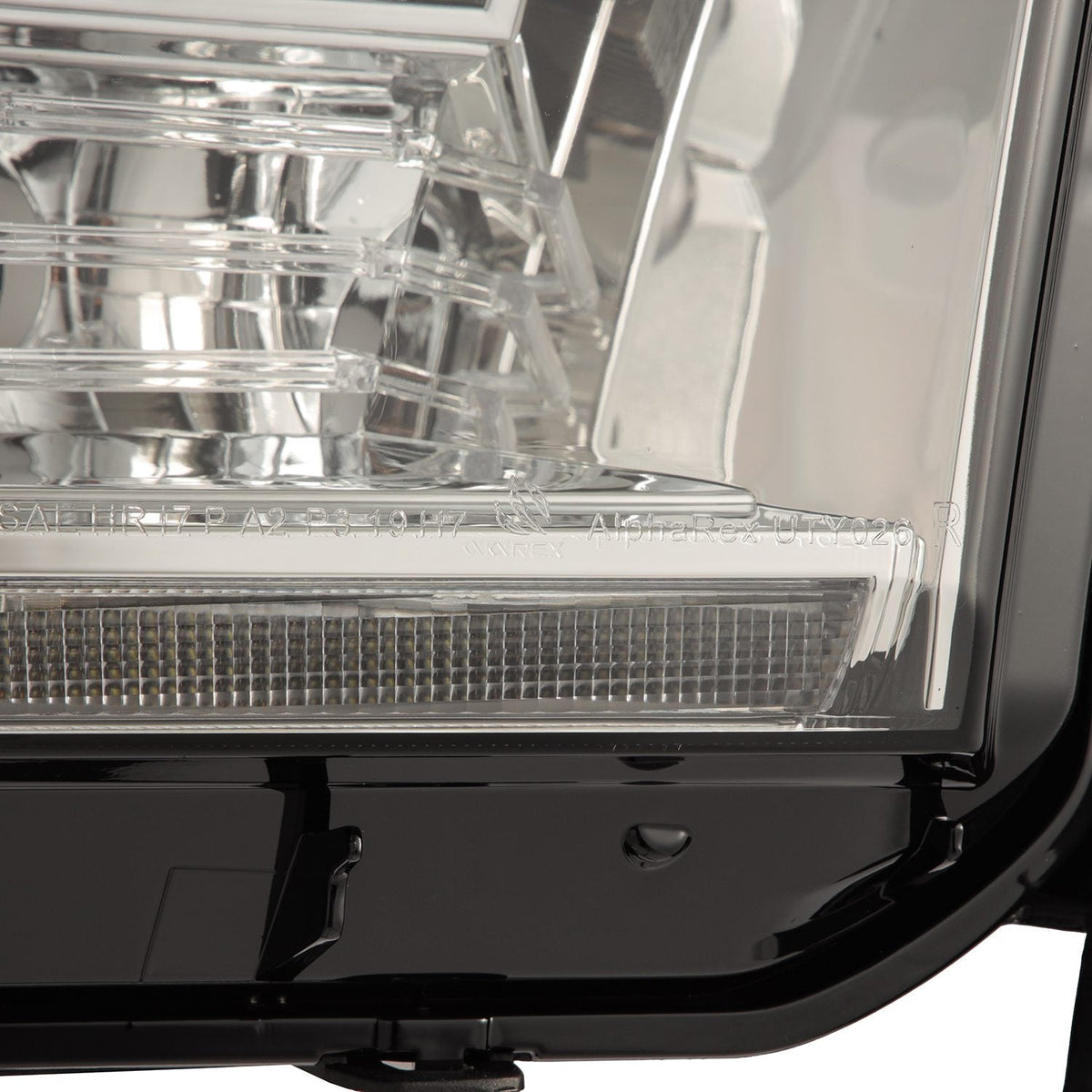 AlphaRex 880819 07-13 Toyota Tundra / 08-17 Sequoia NOVA LED Projector Headlights Chrome with Activation Light Sequential Signal + DRL