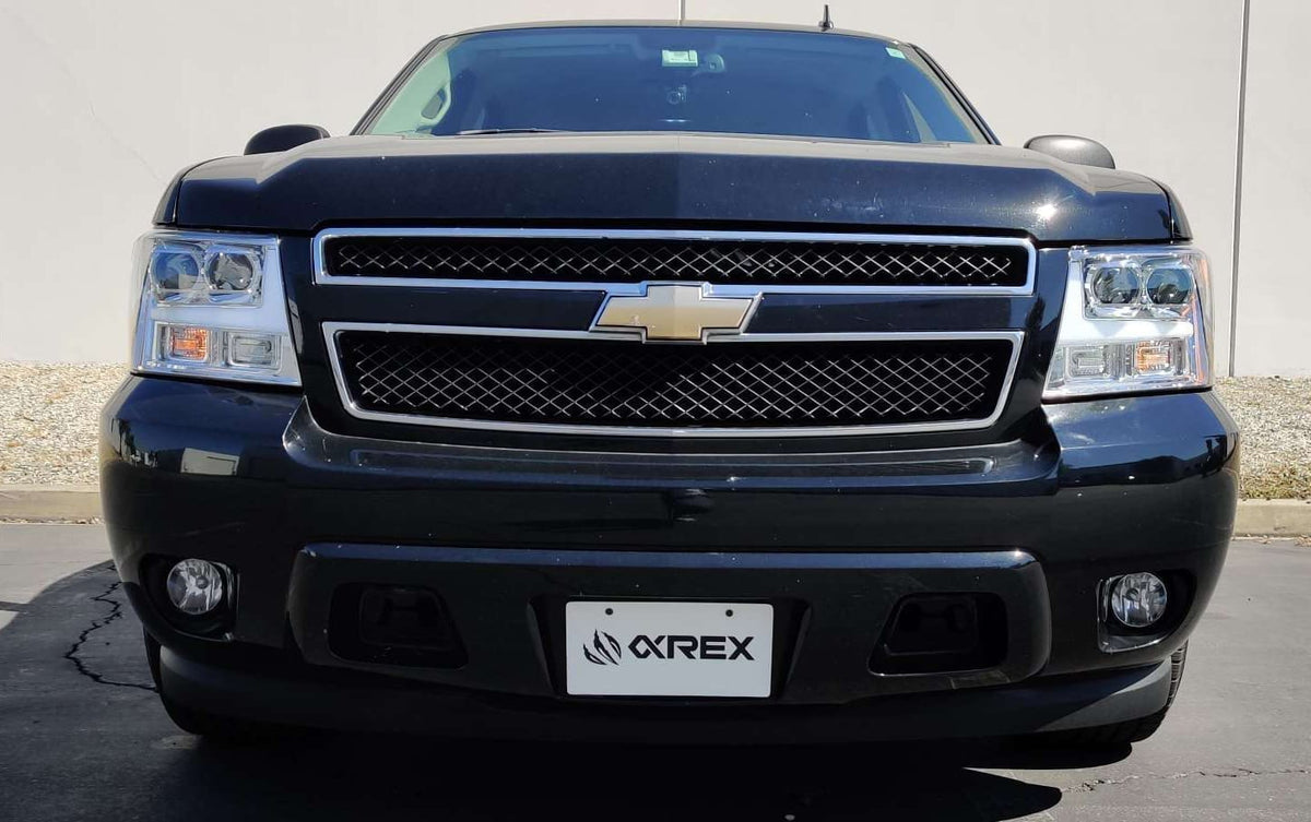 AlphaRex 880296 07-14 Chevrolet Tahoe/Suburban LUXX Series LED Projector headlights Chrome with DRL/Sequential