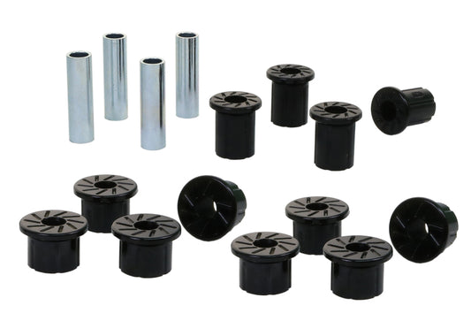 Whiteline W73470 Rear Leaf Spring Shackle Bushing Kit for 1989-1995 Toyota Pickup, 2001-2004 Toyota Tacoma
