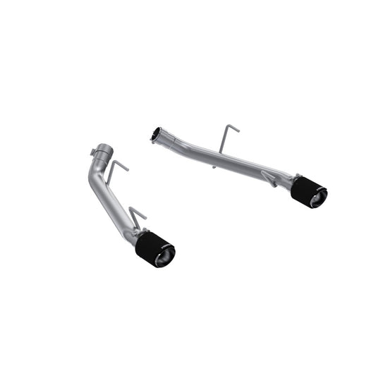 MBRP 05-10 Ford Mustang GT 4.6L T304 2.5in Dual Axle-Back w/ CF Tips