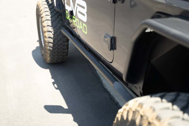 DV8 Offroad 18-23 Jeep Wrangler JL 4 Door FS-15 Series Rock Sliders - #SRJL-07