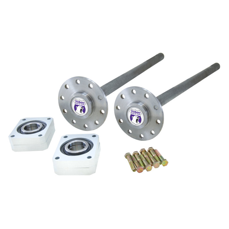 Yukon Gear & Axle YA G3969285-33 1541H Alloy Axle Kit For 12 Bolt Passenger Car / 68-72 Chevelle and 70 Camaro