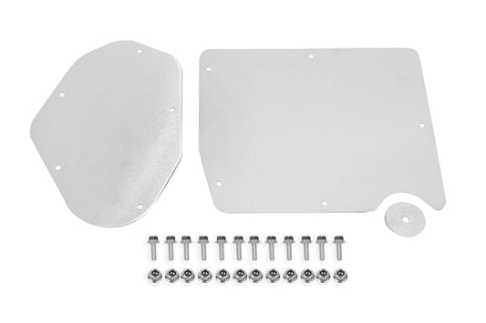 BMR 15-26 Ford Mustang A/C & Heater Delete Panel (Aluminum) - Bare