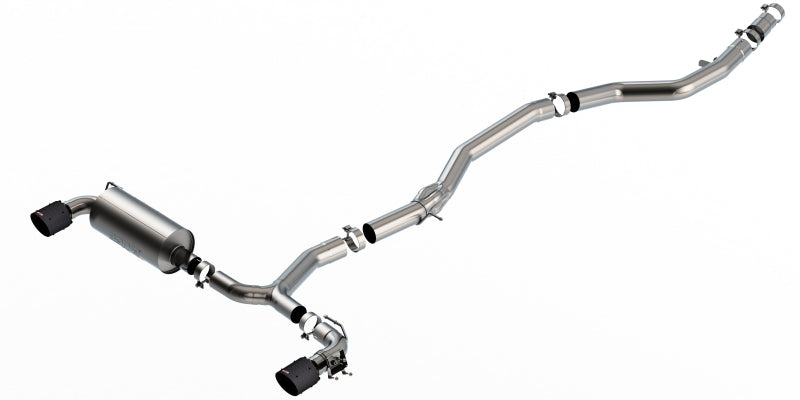 Borla 140826CFBA 2020 Toyota Supra GR 3.0L I6 3in ATAK Catback Exhaust - Carbon Fiber Tips - #140826CFBA