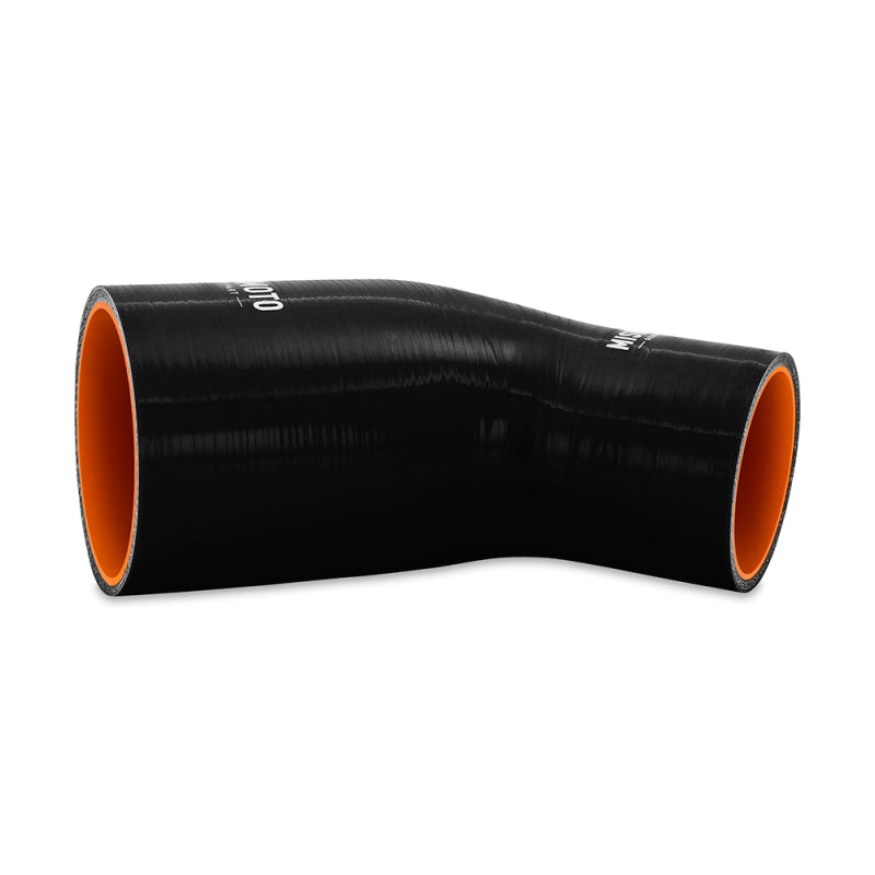 Mishimoto Silicone Reducer Coupler 45 Degree 2.25in to 3in - Black - #MMCP-R45-22530BK