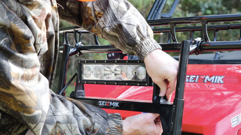Seizmik 15-23 Polaris Ranger Full/Mid-Size Ranger Hood Rack - Black 58-08070