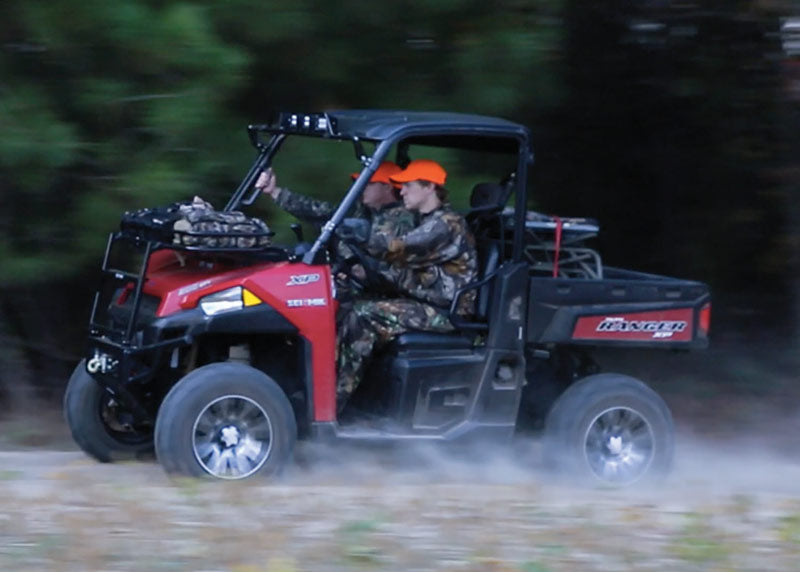 Seizmik 15-23 Polaris Ranger Full/Mid-Size Ranger Hood Rack - Black 58-08070