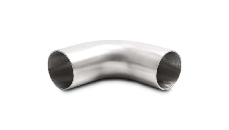 Vibrant 1.5in OD 2.75in Tangent Length T304 SS 90 Deg Mandrel Bend w/Extended