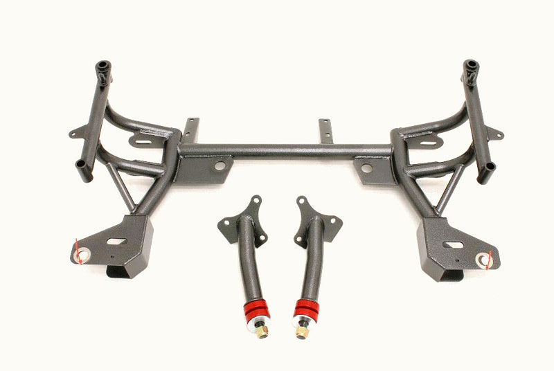 BMR 1993-2002 F-Body K-Member with Turbo SBC/BBC Motor Mounts and Pinto Mounts - Black Hammertone