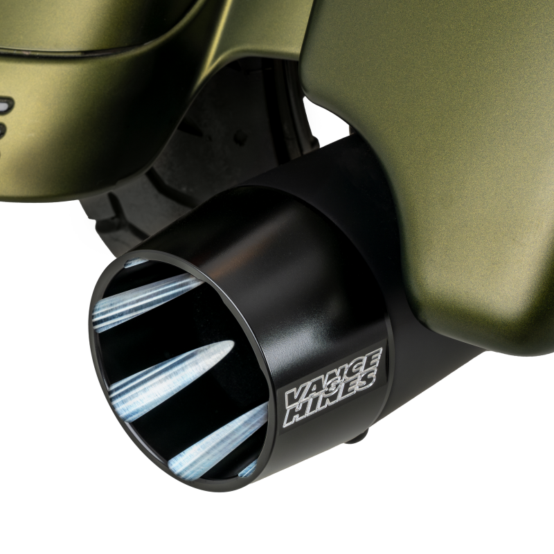 Vance & Hines 46792 Blackbird 450 Slip-Ons Black Contrast for 2017-2026 Harley-Davidson Touring