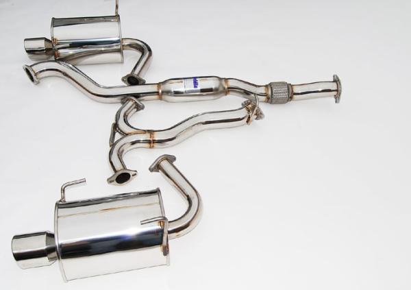 Invidia HS08SW4GT3 08-14 Subaru WRX Sedan/Forester XT Q300 Dual Rolled S.S.Tips Cat-back Exhaust