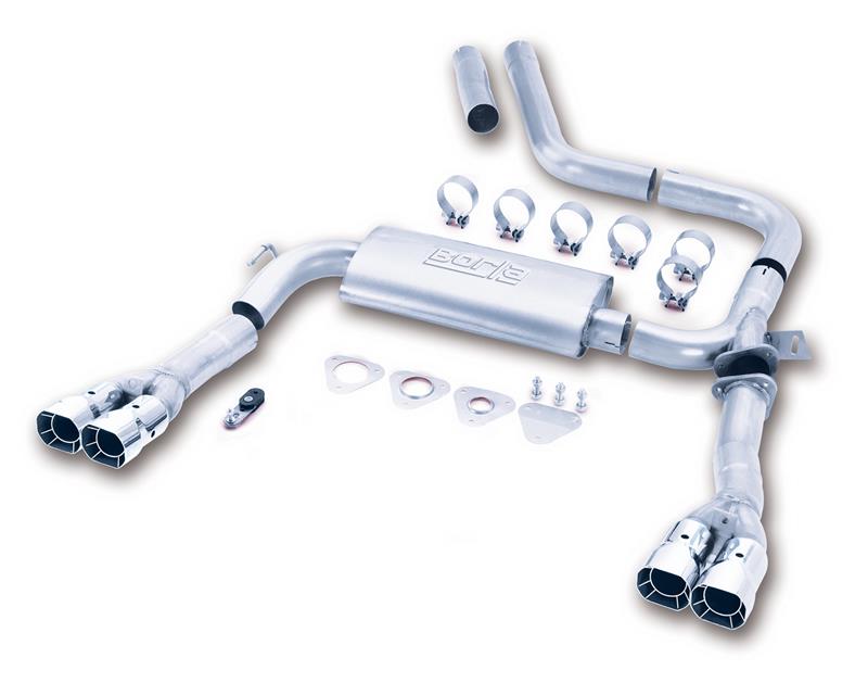 Borla 14780 98-01 CAMARO/TRANS AM 5.7L V8 AT/MT Catback Exhaust Quad Tips - #14780