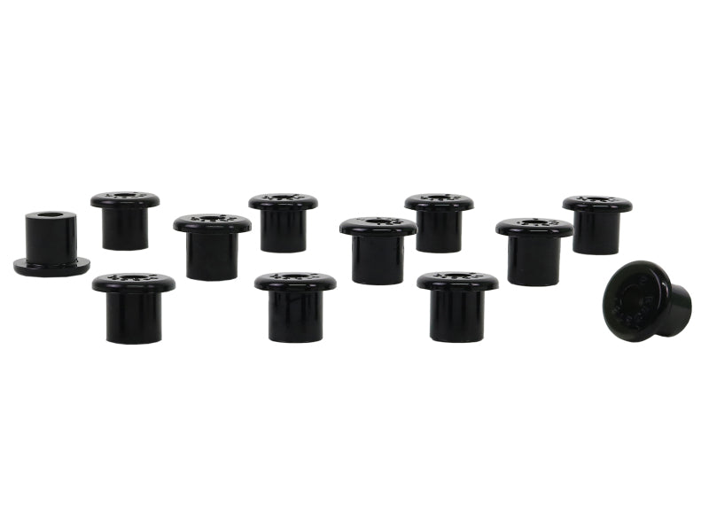 Whiteline W72315 Spring Eye Front/Rear and Shackle Bushing Kit for 1959-1975 Jeep CJ5, 1959-1964 Jeep CJ3, 1959-1964 Jeep DJ3 and More
