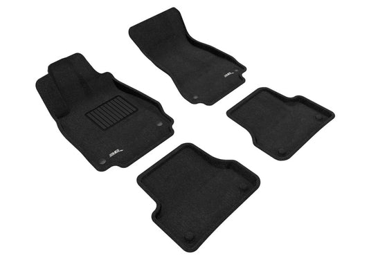 3D MAXpider Elegant Front & Rear Floor Mats for 2012-2018 Audi A7
