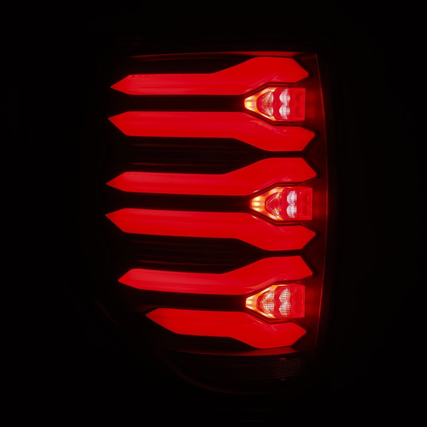 AlphaRex 653080 09-14 Ford F150 LUXX LED Taillights - AlphaBlack Housing
