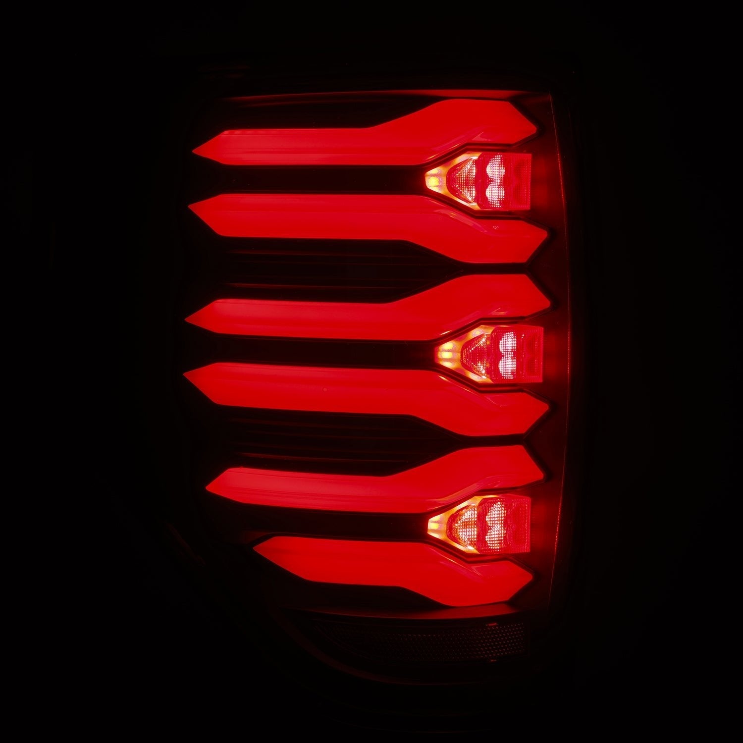 AlphaRex 653080 09-14 Ford F150 LUXX LED Taillights - AlphaBlack Housing