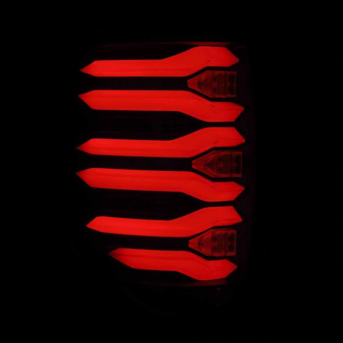 AlphaRex 653070 09-14 Ford F150 LUXX LED Taillights - Black Housing