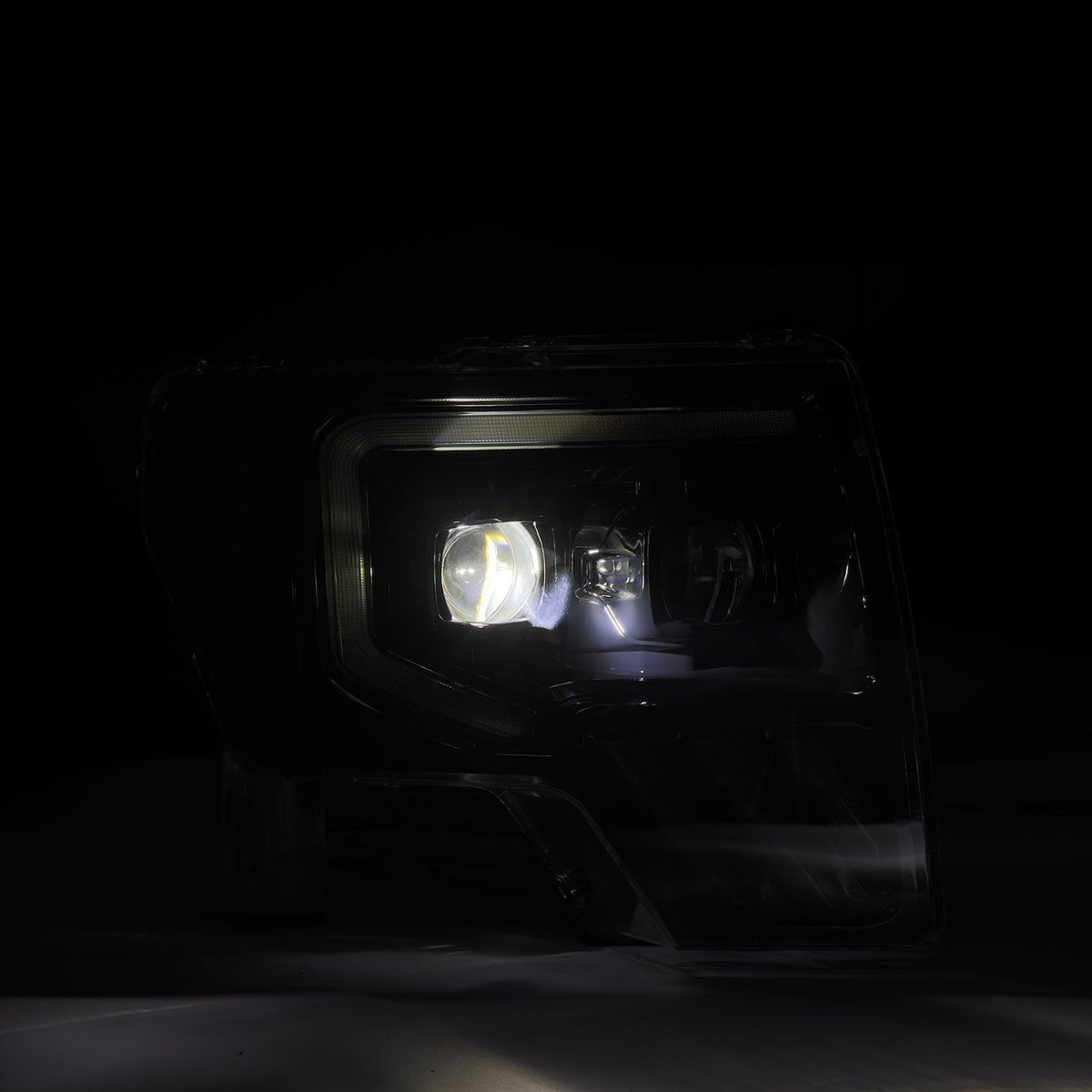 AlphaRex 880092 09-14 Ford F150 MKII LUXX-Series LED Projector Headlights - Black