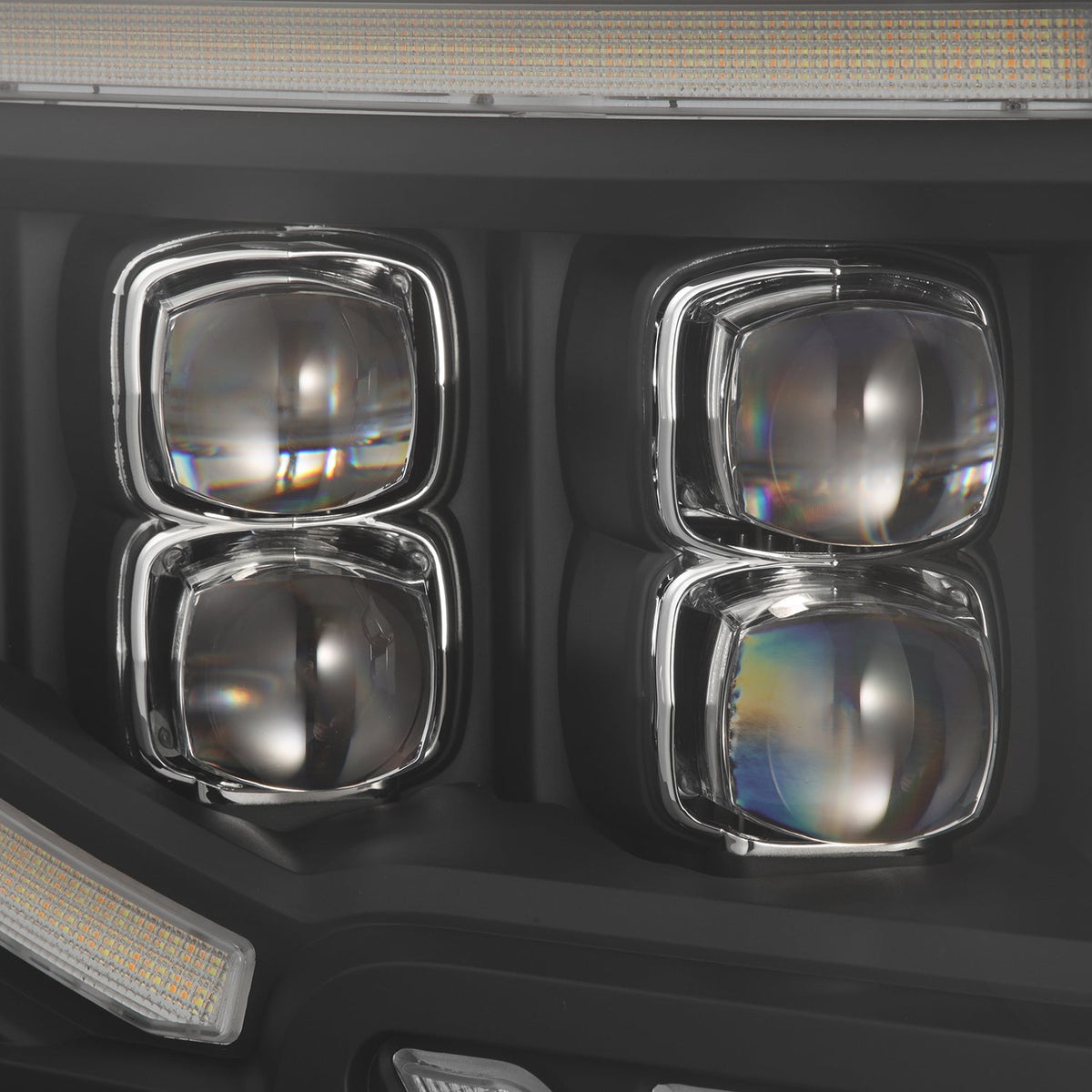 AlphaRex 880095 09-14 Ford F150 NOVA-Series LED Projector Headlights Black with Activation Light & Sequential Signal /Switchback DBL