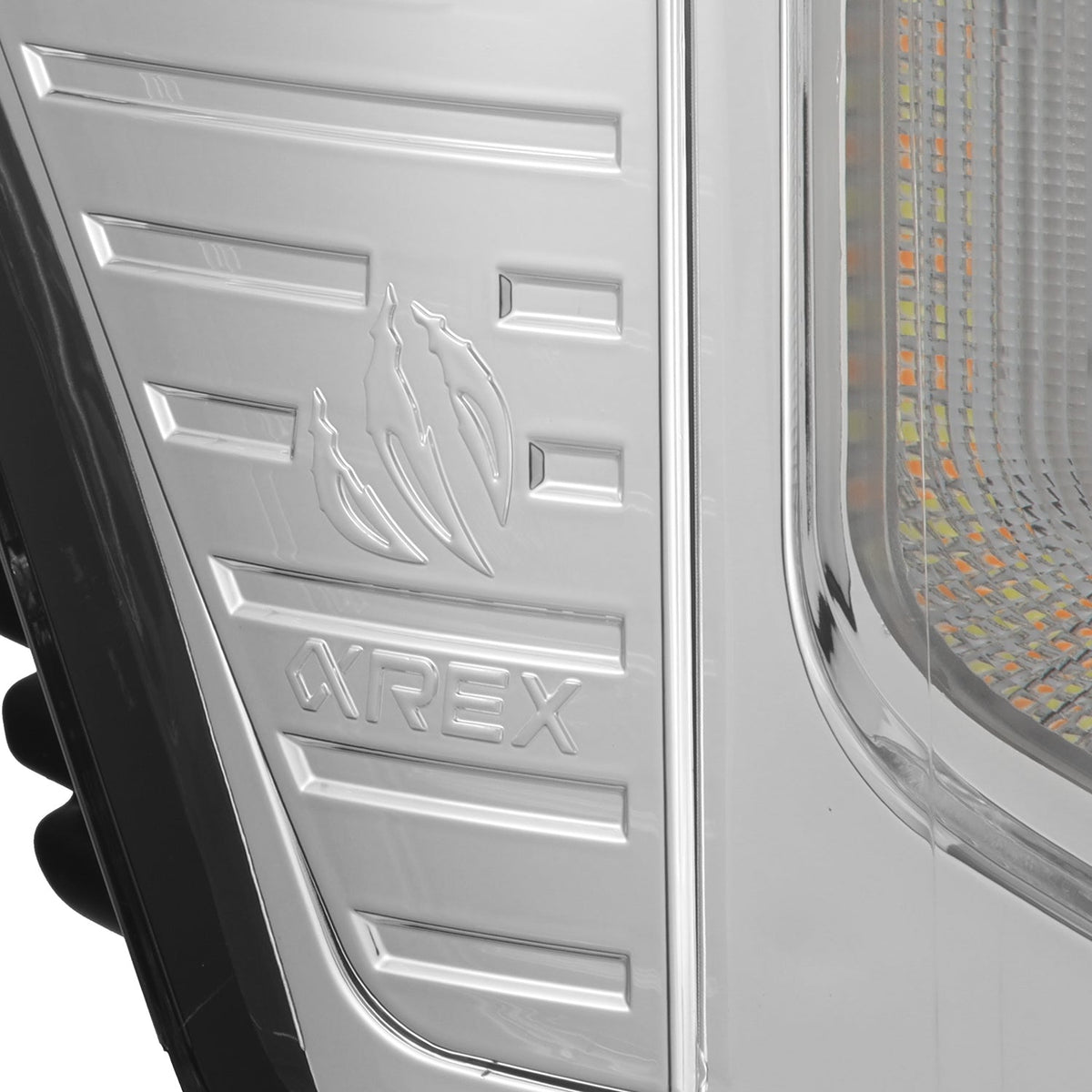 AlphaRex 880094 09-14 Ford F150 NOVA-Series LED Projector Headlights Chrome with Activation Light & Sequential Signal /Switchback DBL