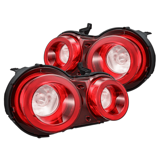 AlphaRex 692001 2009-2025 Nissan GT-R Nova-Series LED Tail Lights - Red Clear