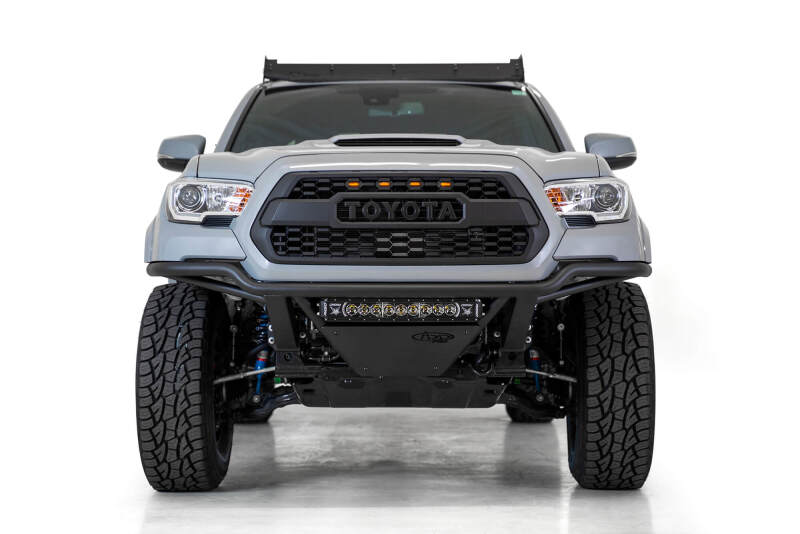 Addictive Desert Designs for 16-20 Toyota Tacoma PRO Bolt-On Front Bumper - Hammer Black