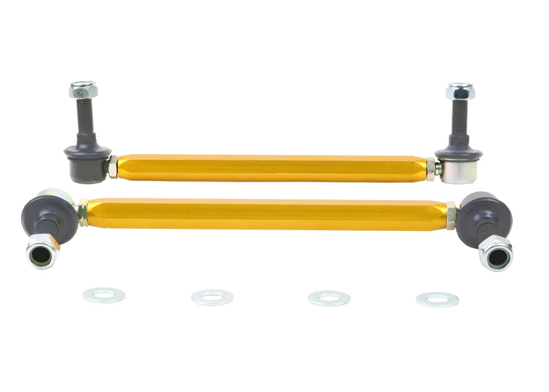 Whiteline KLC180-275 Universal Sway Bar Link Assembly Heavy Duty Adjustable Steel Ball for 2019-2025 Ford Ranger, 2000-2007 Mercedes-Benz C230, 2003-2009 Mercedes-Benz CLK500 and More