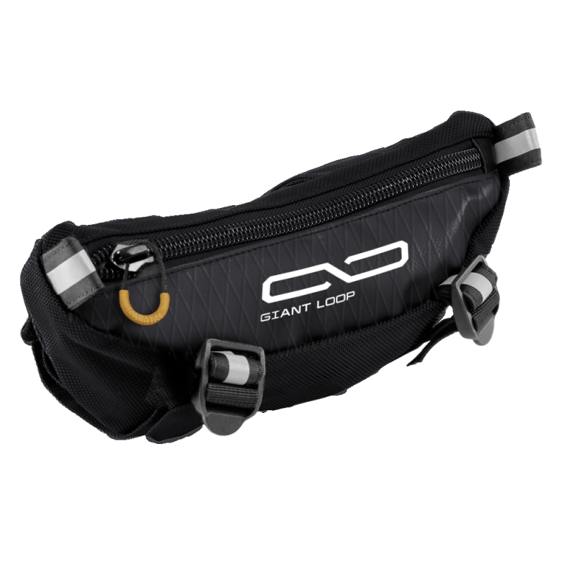 Giant Loop ZHB25-B Zigzag Handlebar Bag 1.5L Black Motorcycle
