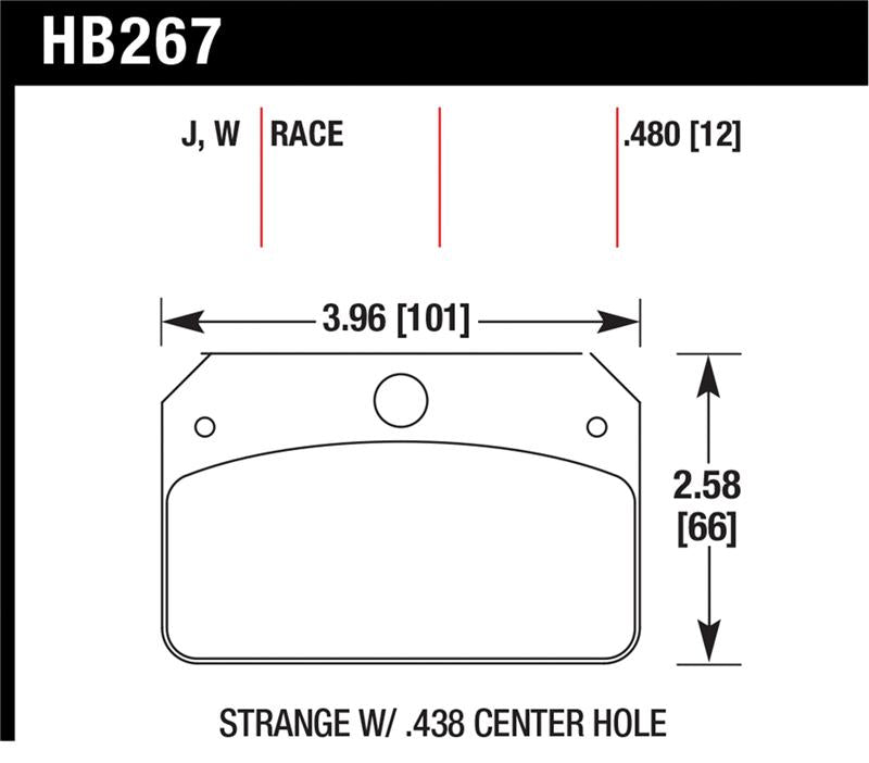 Hawk Performance HB267W.480 DTC-30 Motorsport Brake Pads