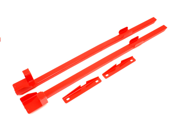 BMR 1979-1993 Fox Mustang Hardtop Only Weld-On Boxed Premium Subframe Connectors - Red